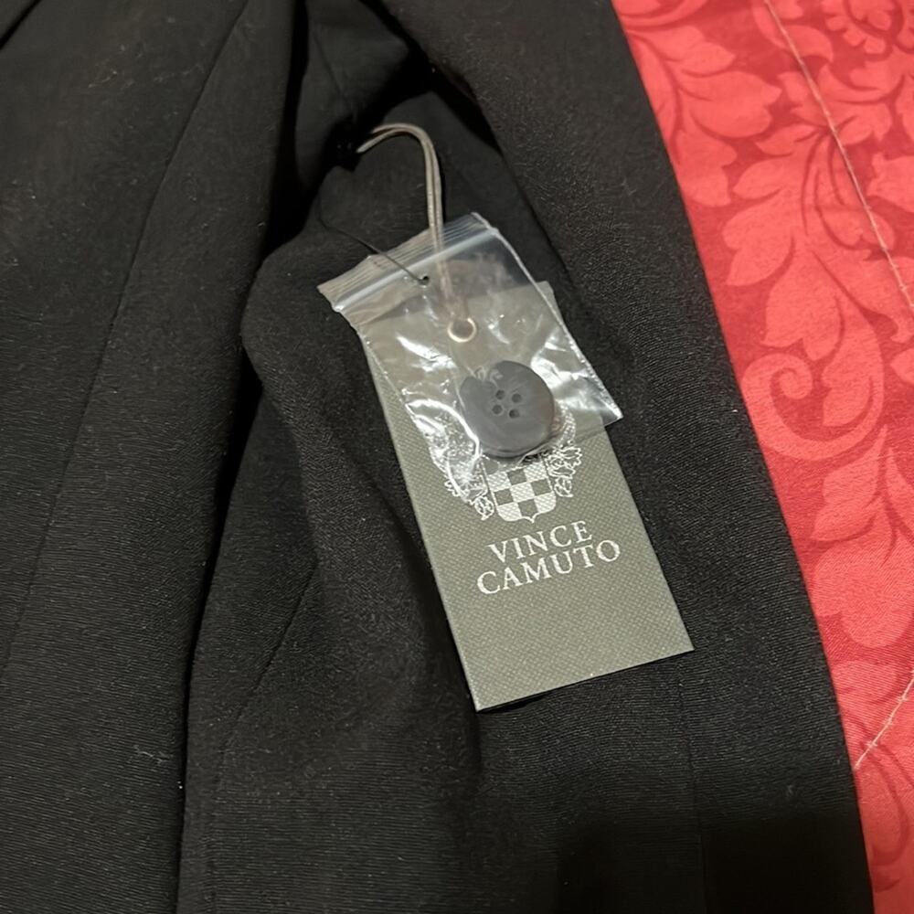 Women's Vince Camuto Black One Button Blazer Jacket NWT Size 10 - Picture 12 of 13